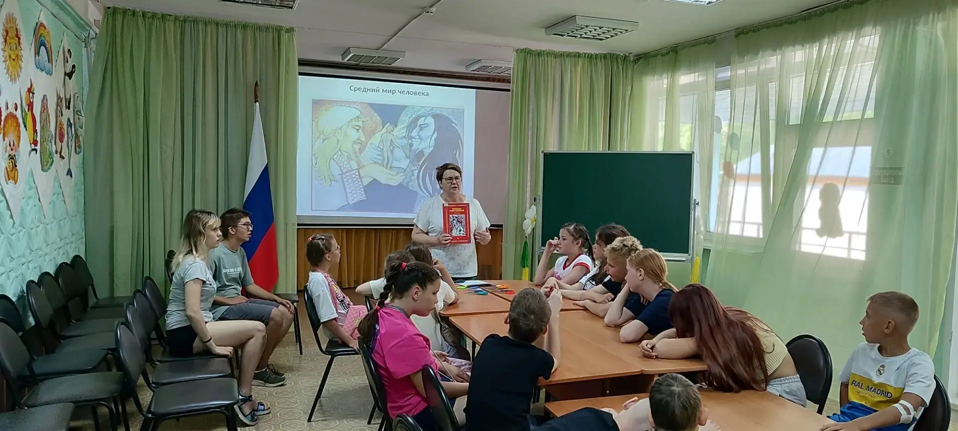 Сегодня для воспитанников школьного лагеря была организована увлекательная и познавательная встреча.