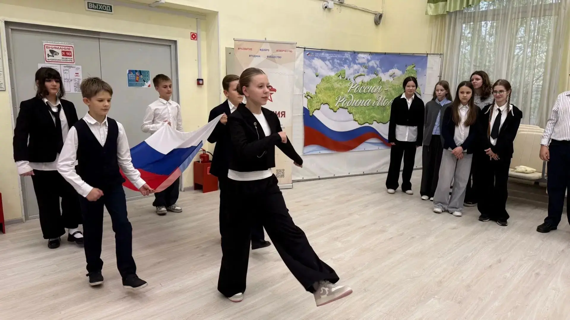 🇷🇺 ЦЕРЕМОНИЯ ПОДЪЁМА ФЛАГА