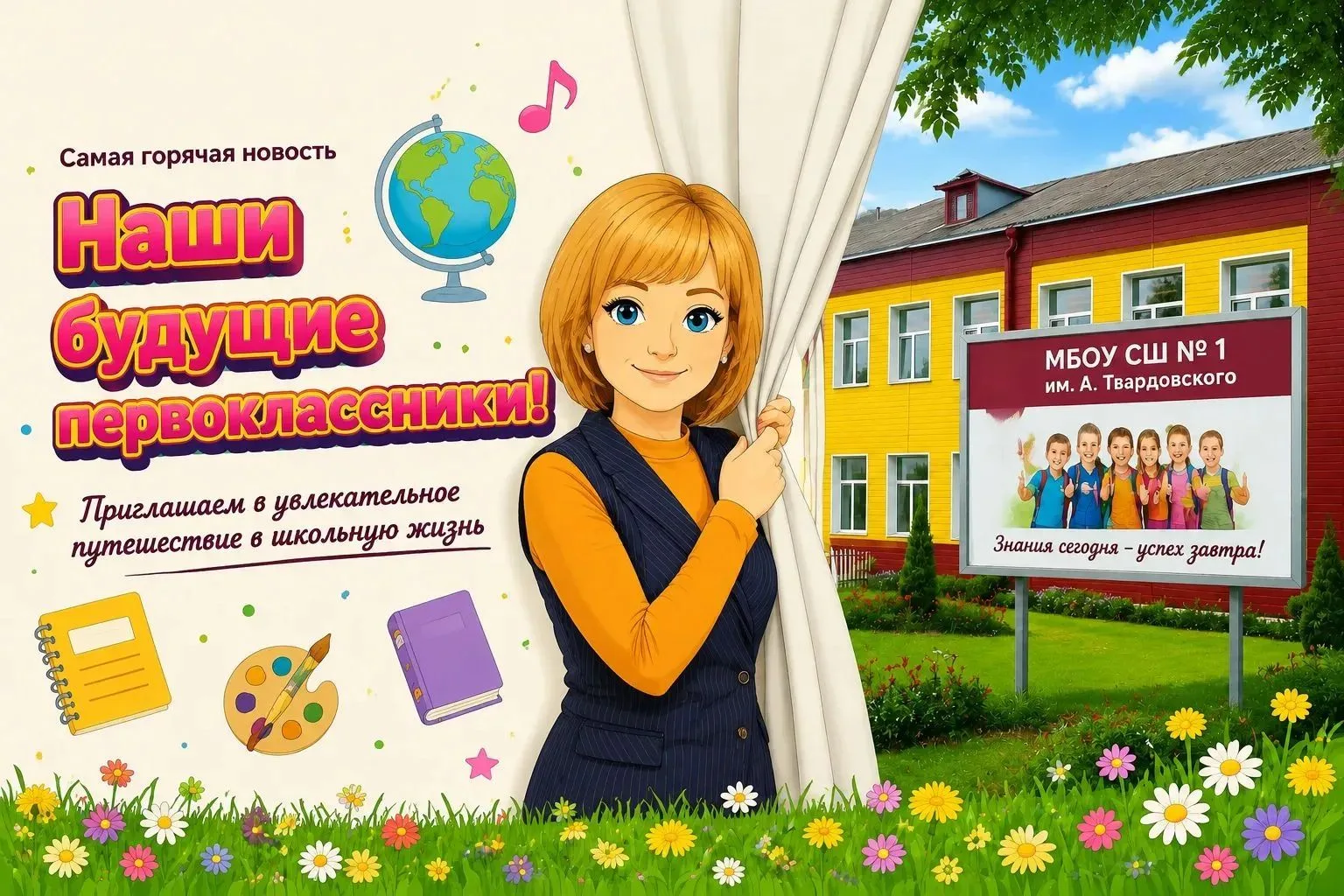 🔔 Внимание, будущие первоклассники и их родители!

Готовы к самому крутому приключению этого года? 