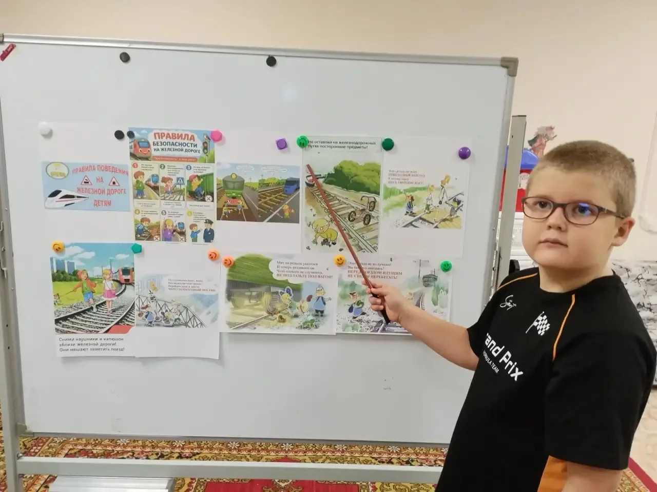 👩‍🏫С целью формирования у детей навыков безопасного поведения на железной дороге и по...