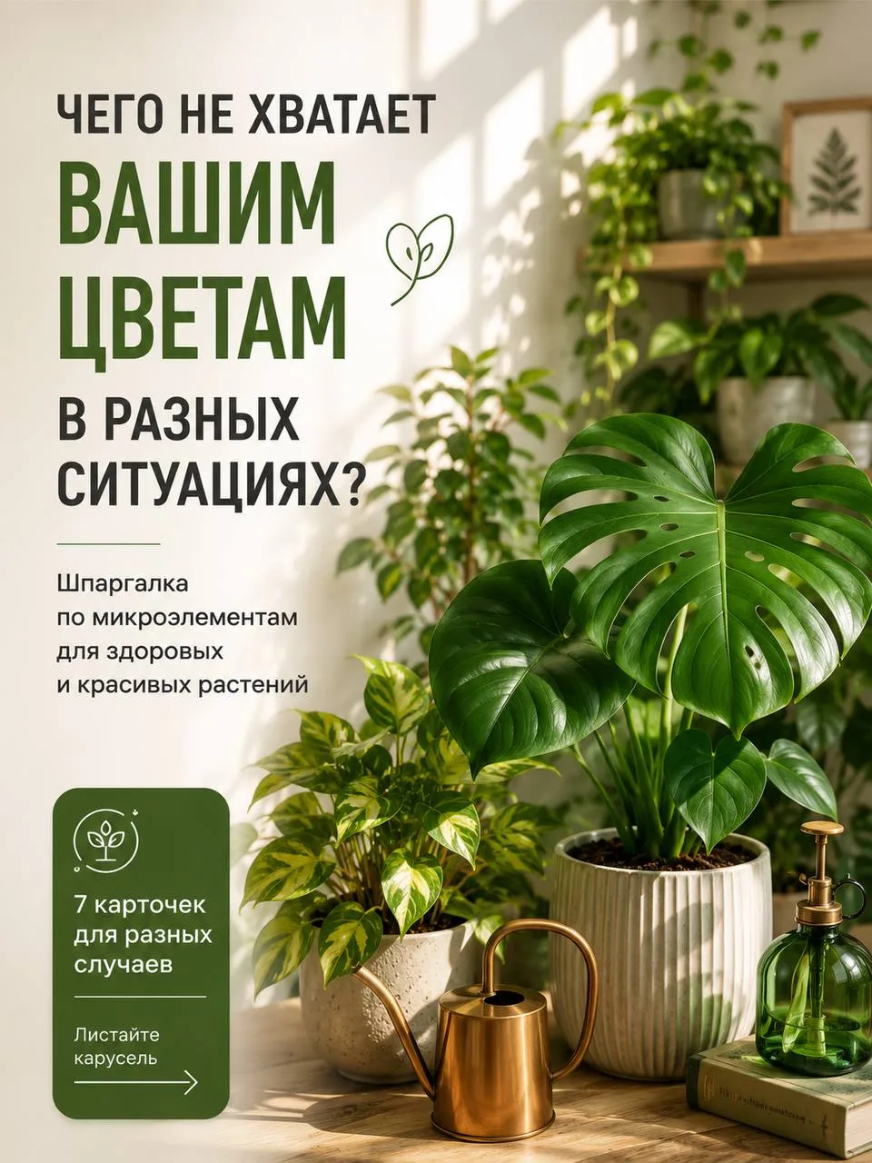 Принесла вам небольшую, но очень полезную информацию  🌱