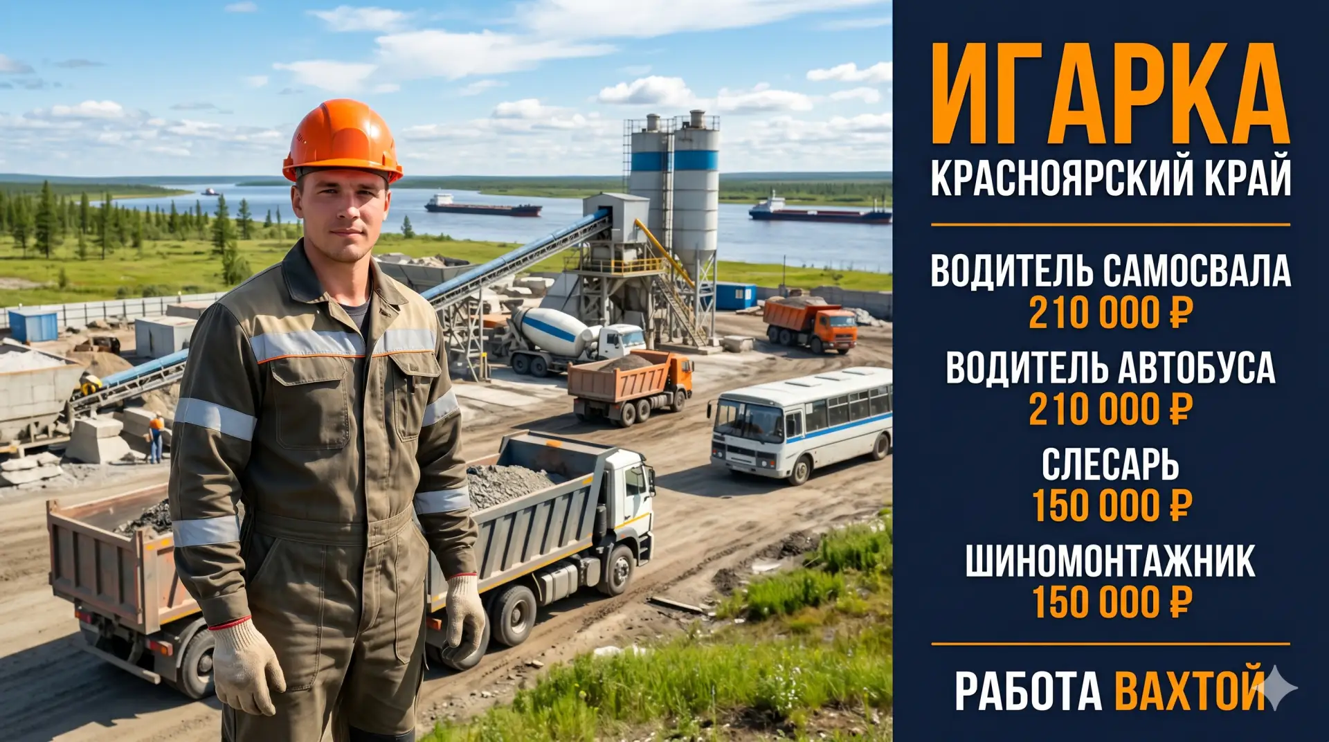 ‼️ В компанию ООО "Амур Бетон" требуются сотрудники для работы вахтовым методом! 
⚠️Все подробности 