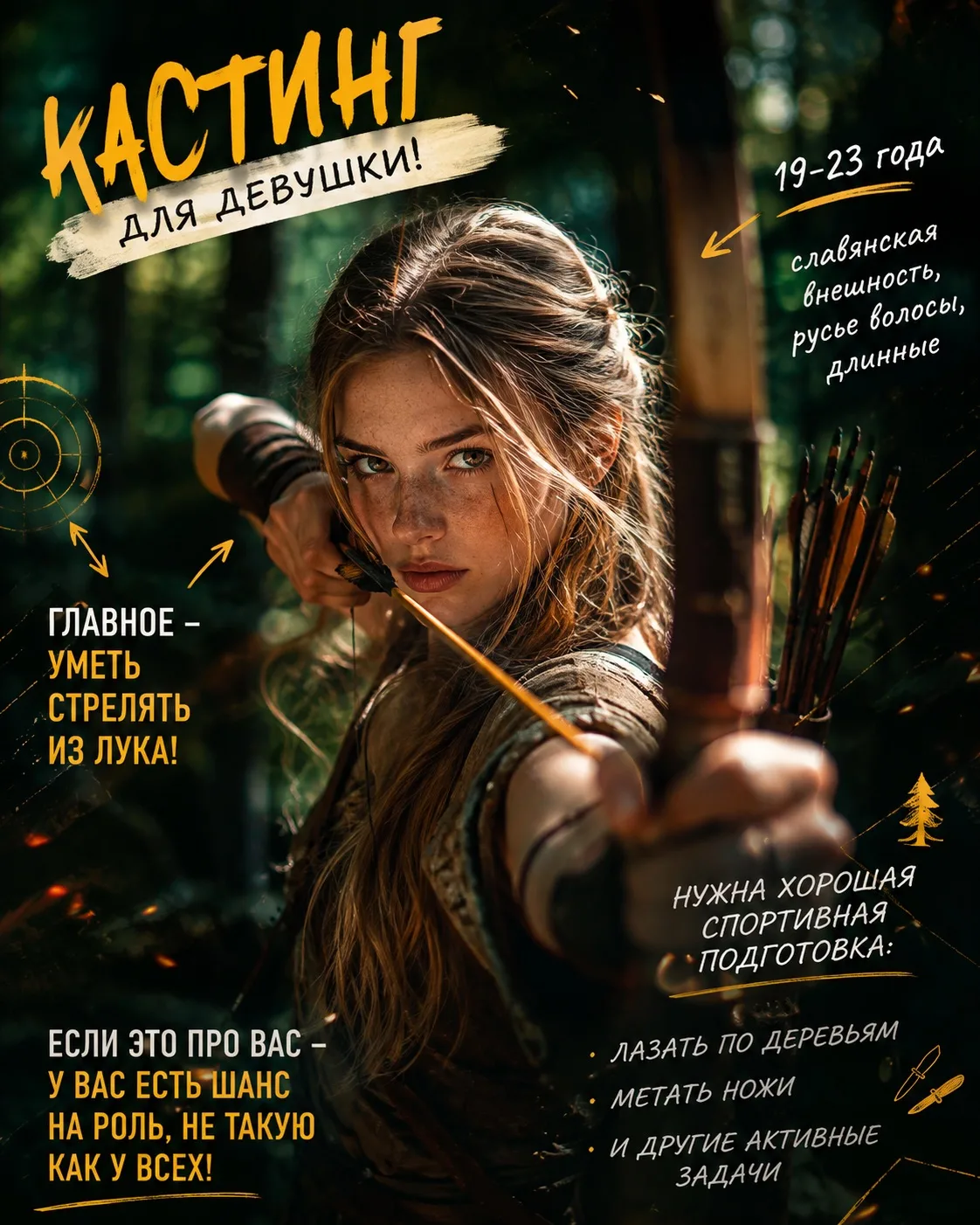 Друзья! Очередной непростой запрос) ищу девочку, лет 19-23, славянской внешности, русую, длинные вол