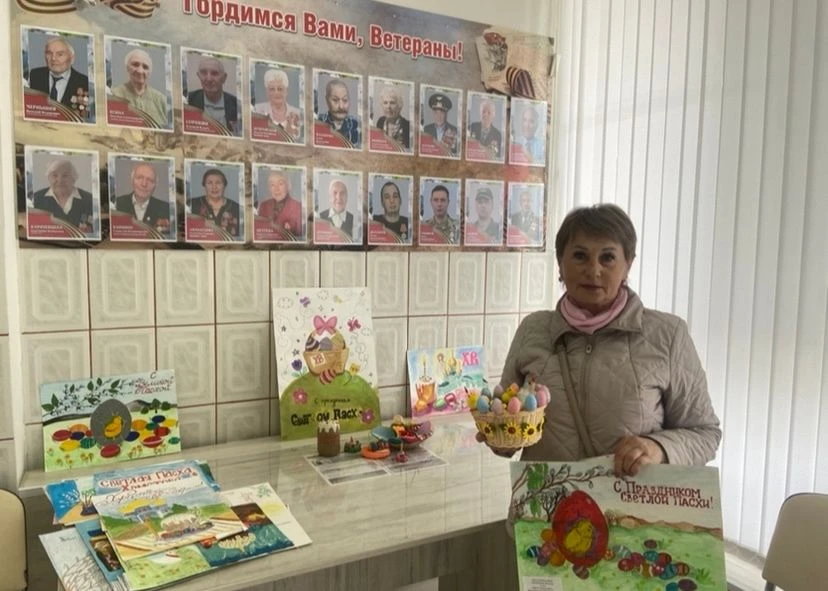❤️Со Светлым Христовым Воскресением получателей услуг социального учреждения «Ветеран» поздравили де