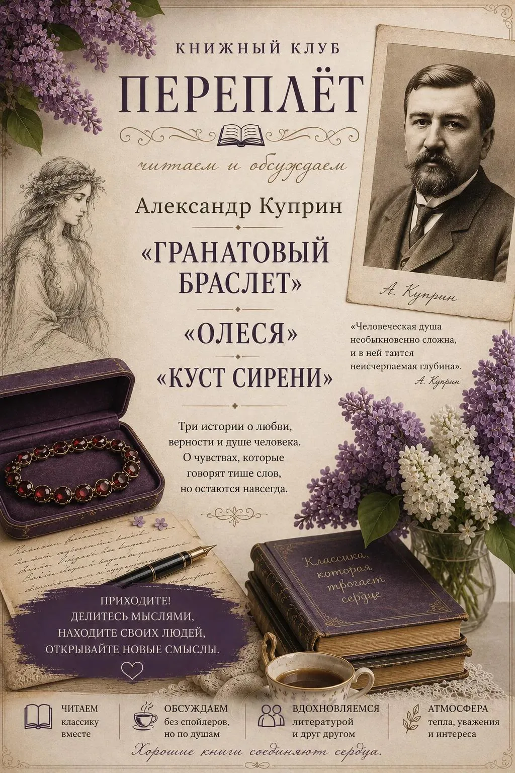 📚 Готовимся к новым встречам книжного клуба! 📚

Друзья, мы уже думаем о следующих встречах — и у н