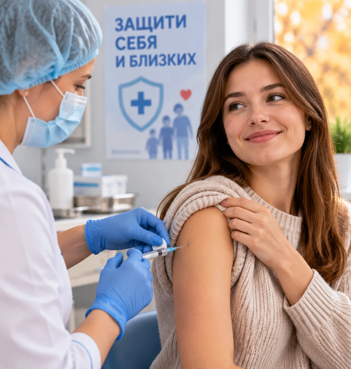 🦠 Прививка от гриппа: маленький укол, большая защита