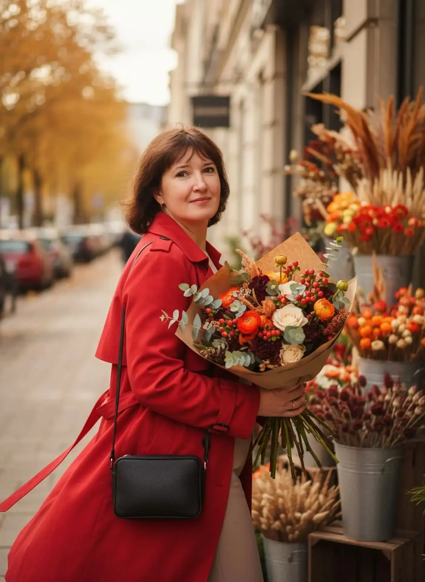 The Lady in red