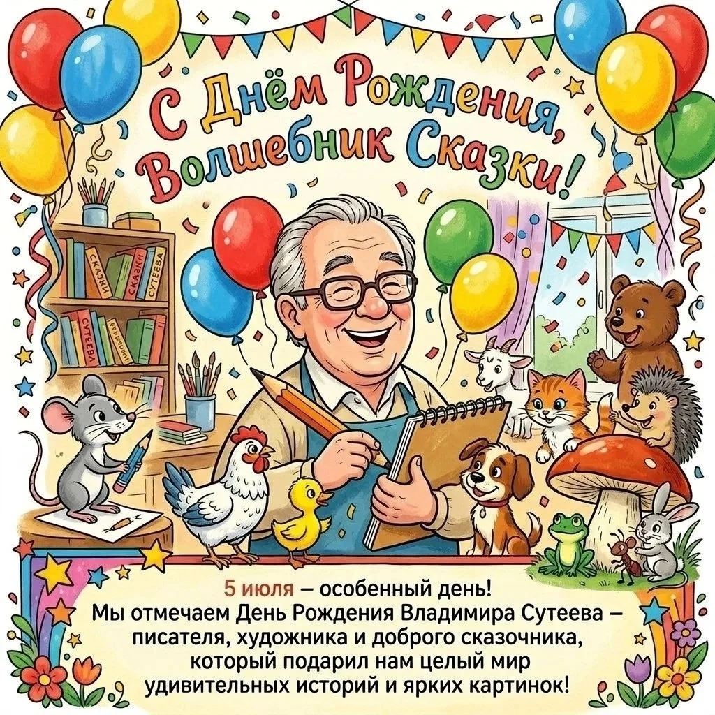 Дорогие родители и друзья!

📚 5 июля мы отметили очень добрый и сказочный праздник – День рождения 