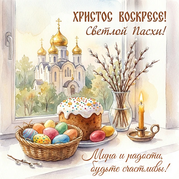 🐤🌸Со светлым праздником Пасхи! 🌸🐣