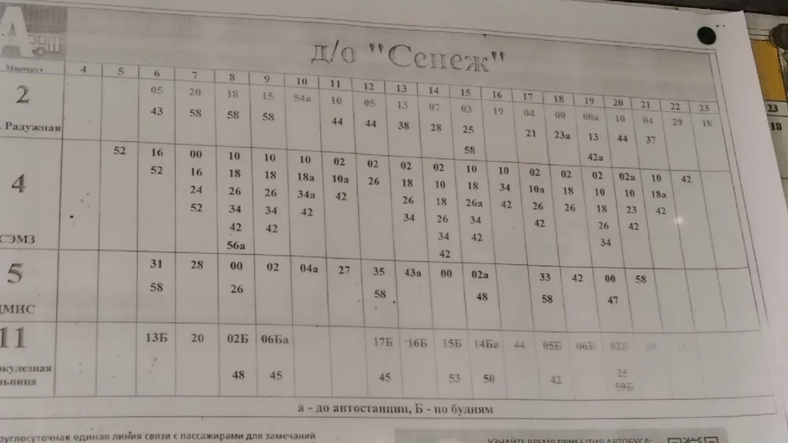 Земляки ловите расписание! Анон