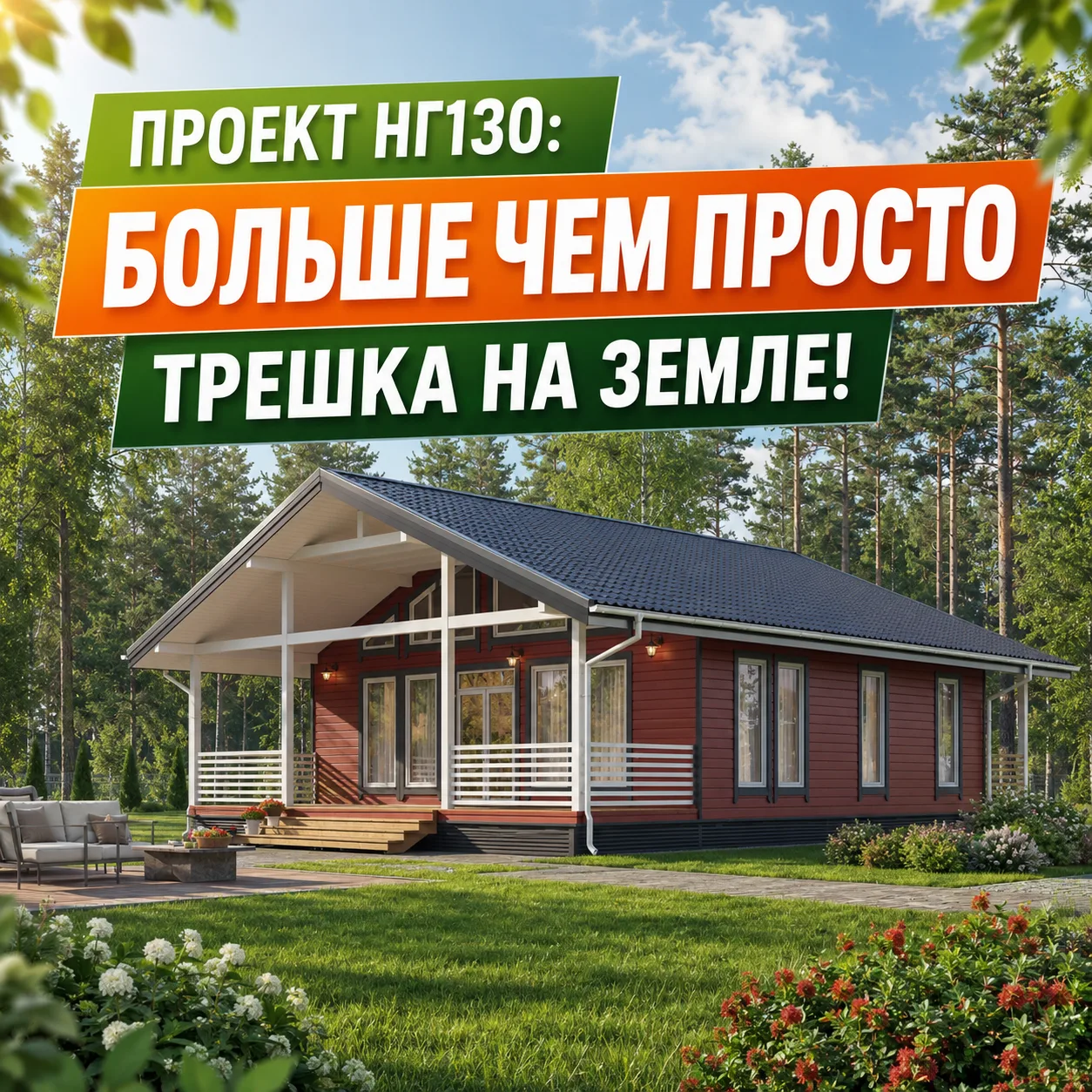 ОЦЕНИТЕ ТИПОВОЙ ПРОЕКТ НГ130

👀 «Хотим дом, чтобы и не тесно, и не полжизни убирать», — частый запр
