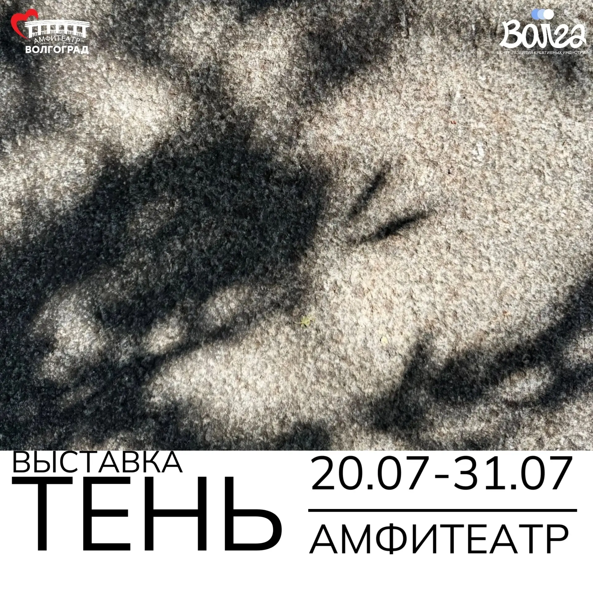 ТЕНЬ🌫️

🎨С 20 июля в амфитеатре работает выставка «Тень». Исследование границы между физическим пр