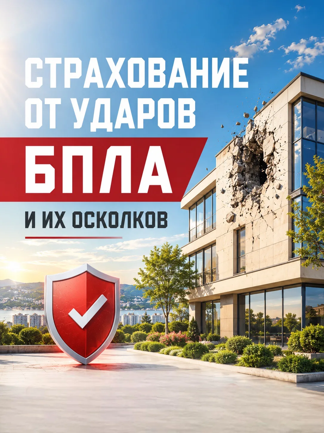 🚫Страхование от ударов БПЛА и их осколков

Забота — это не только про метры, но и про ваше спокойст