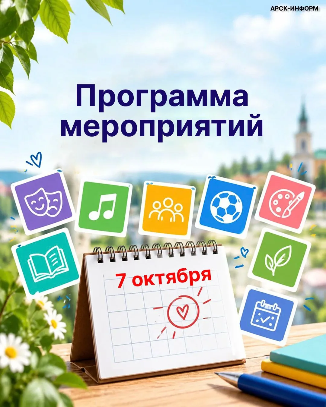 Какие мероприятия будут в районе завтра, 7 октября? Афиша - в наших карточках☝