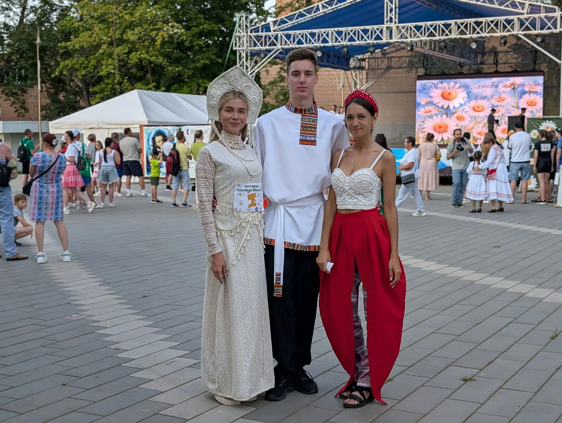 🇷🇺День семьи, любви и верности в городском саду.
🌼В Городском саду им. А.С. Пушкина состоялась пр