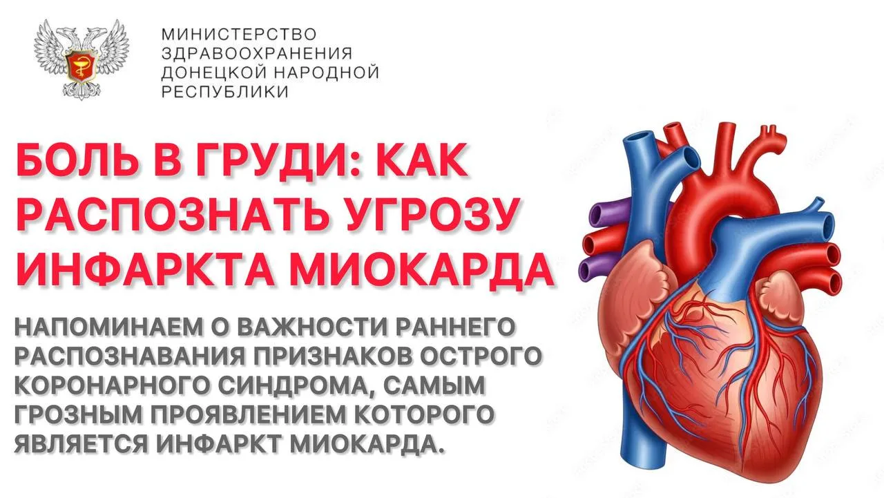 🫀Боль в груди: как распознать угрозу инфаркта миокарда