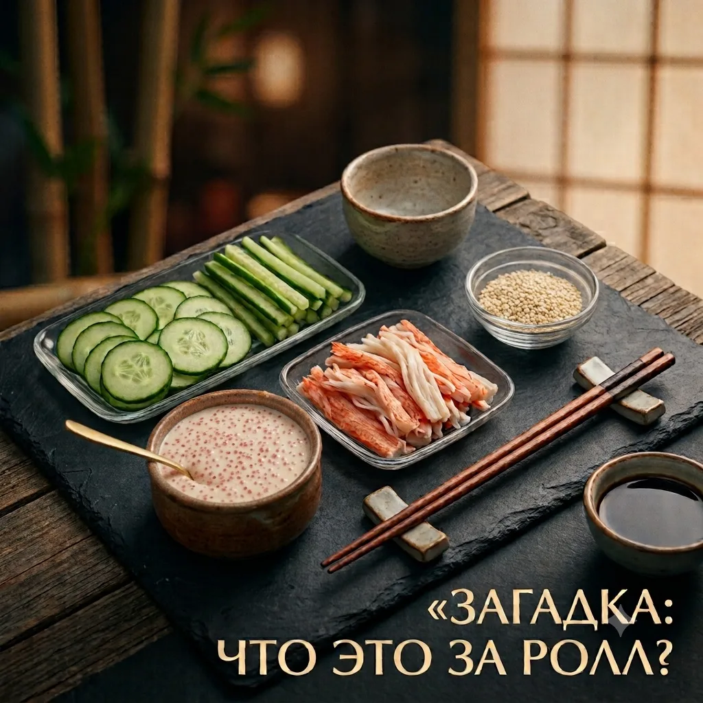 Загадка дня: что это за ролл? 🤔🍣