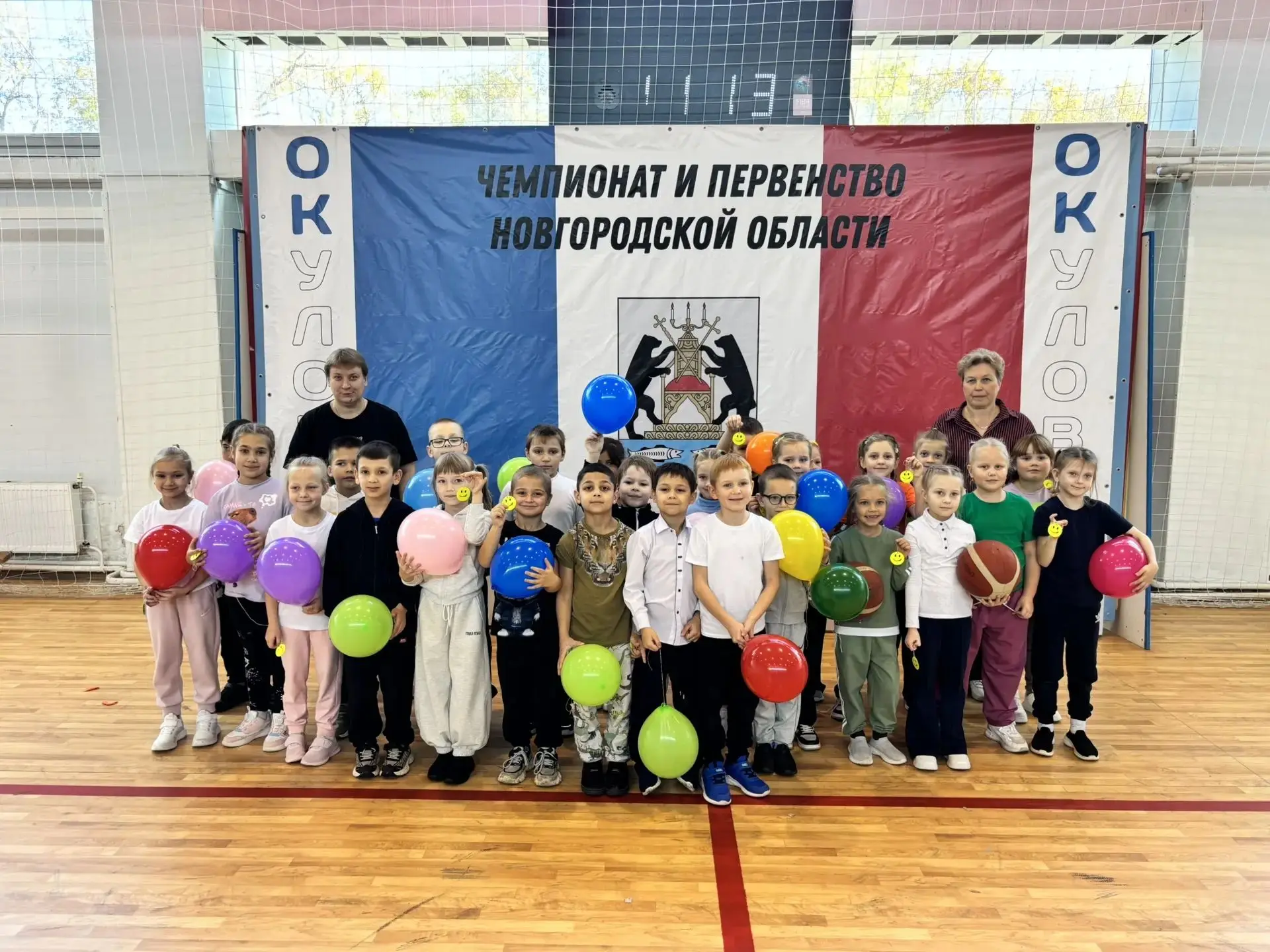 Первоклассники на Дне открытых дверей в ФОКе "Импульс"