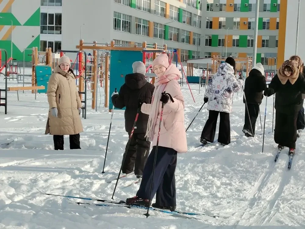 🌨️ Лыжня России в нашей школе!  С 9 по 14 февраля на территории нашей школы состоялась традиционная 