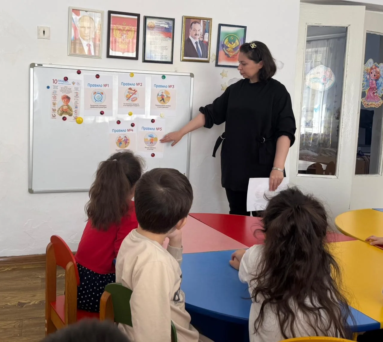 🏫 Сегодня в средней группе 1 поговорили о здоровом образе в жизни человека, что нужно ...