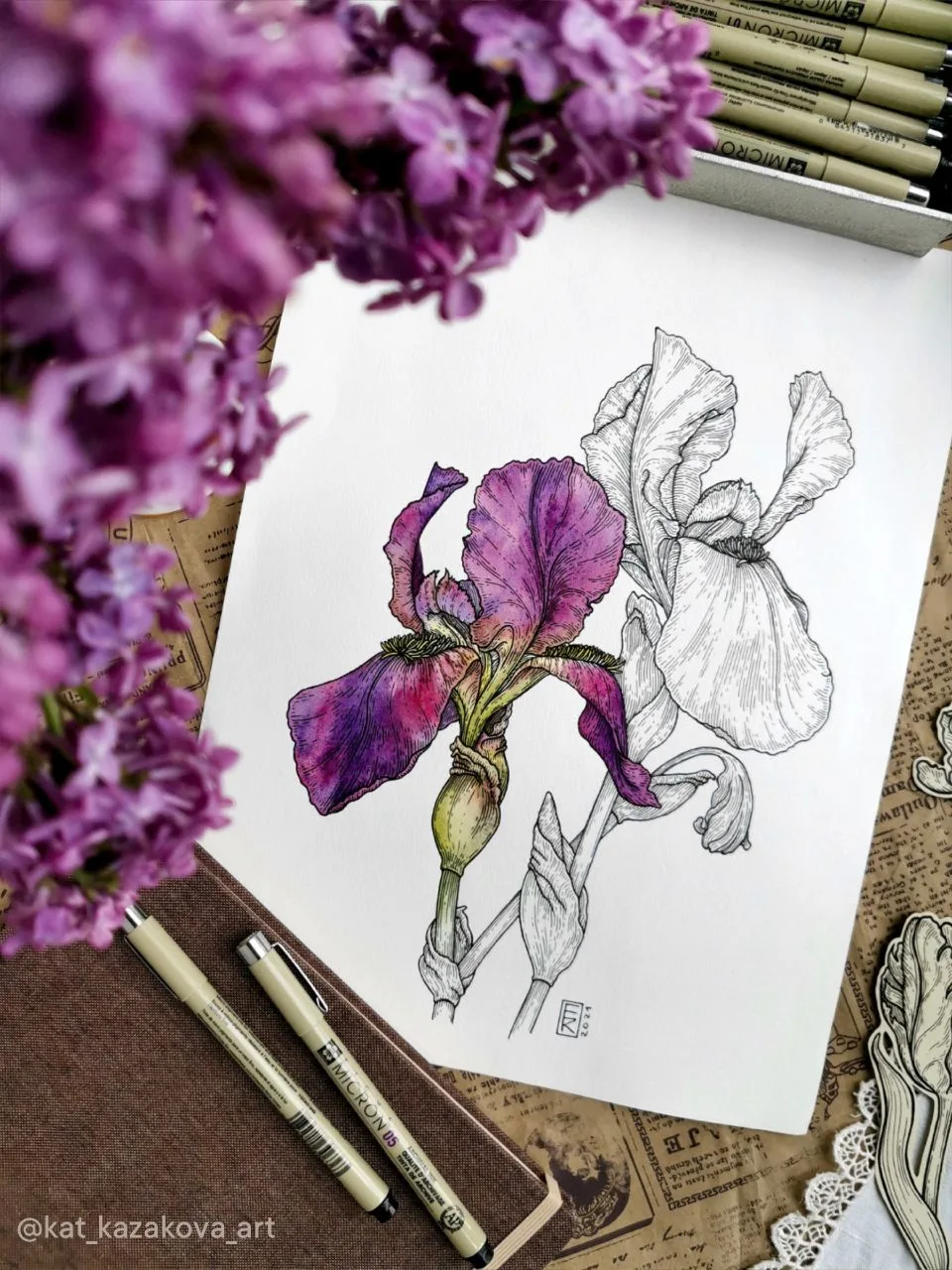 Как смешать бюджетный аналог дорогущей акварели роза ультрамариновая (rose of ultramarine)?

Я рисов