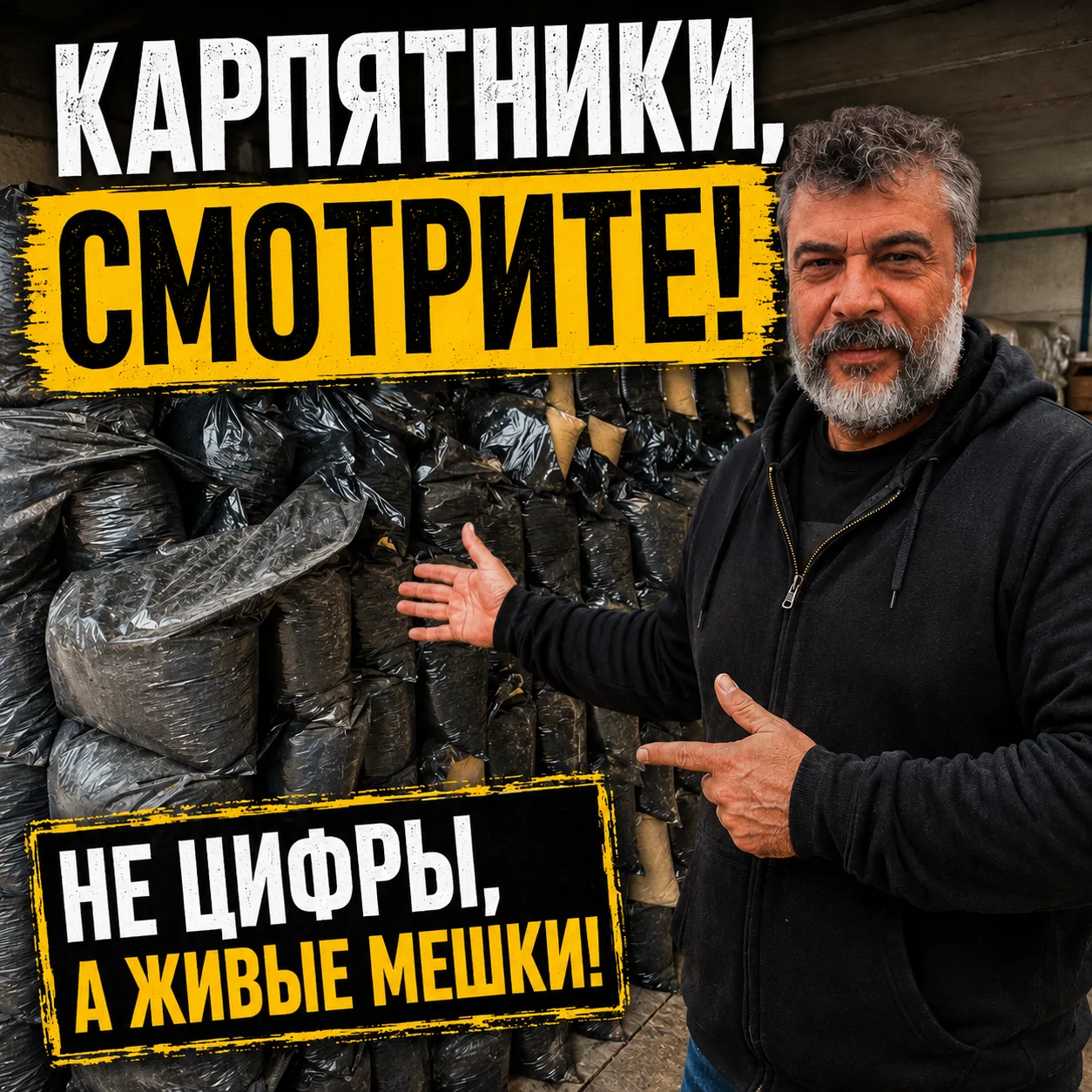 Карпятники, смотрите! Не цифры, а живые мешки.