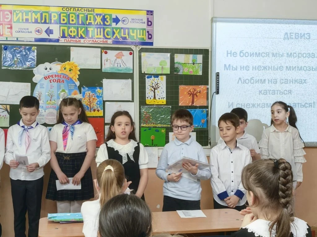 ✨ Времена года глазами второклассников! ✨  Ребята из 2 «В» класса погрузились в удивительный мир при