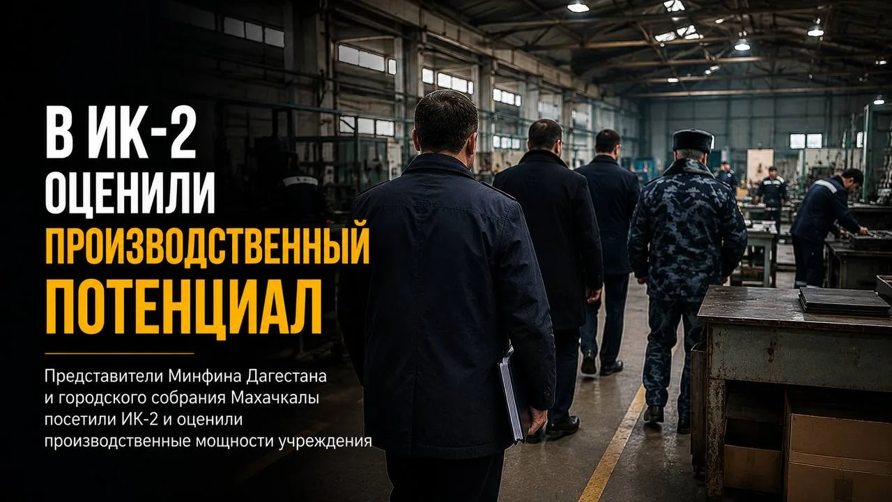 В Дагестане оценили производственный потенциал ИК-2

Представители Минфина Дагестана и городского со