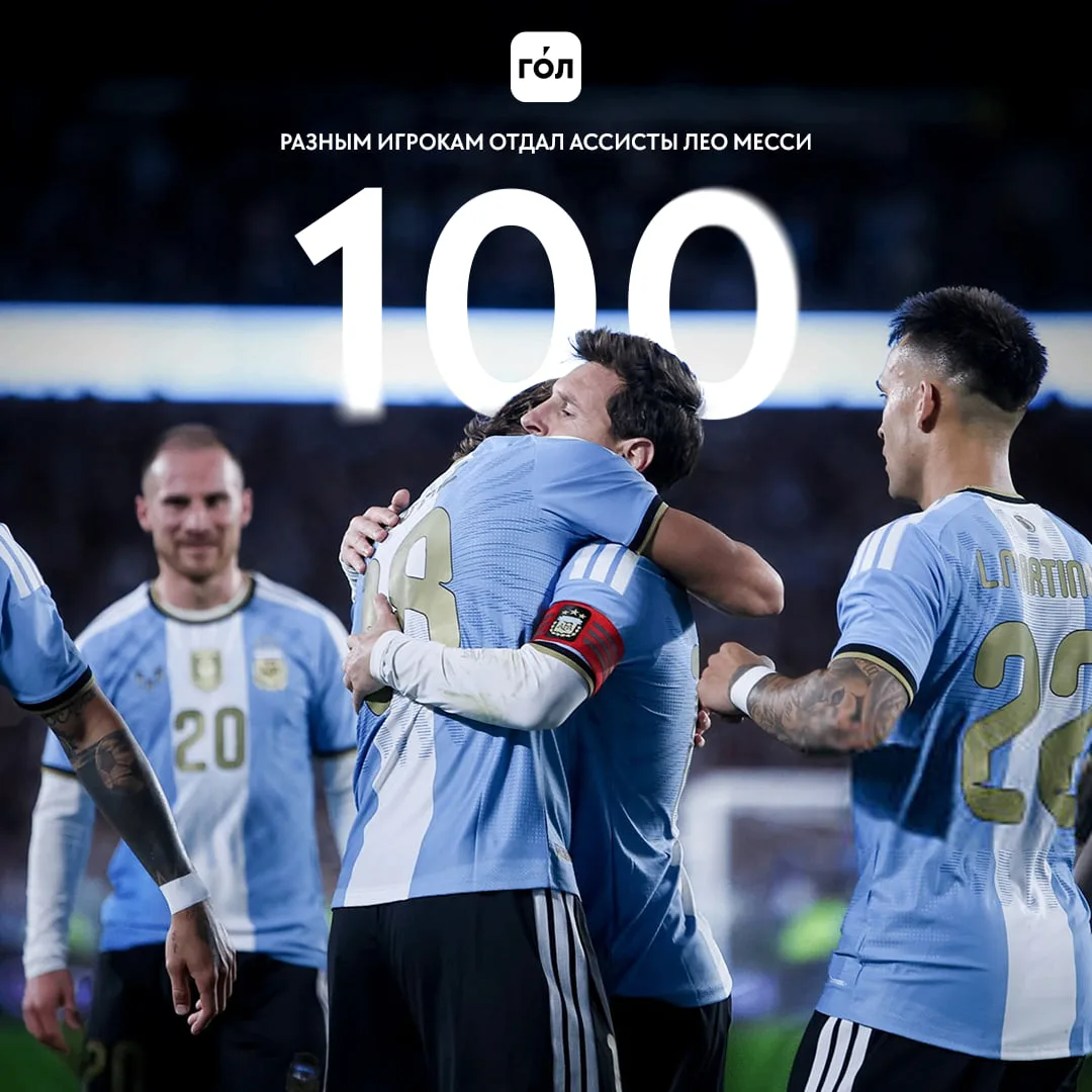 Нико Пас стал 100-м игроком, которому Месси отдал голевую передачу 🐐