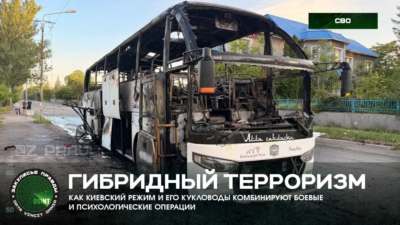 Гибридный терроризм — как киевский режим и его кукловоды комбинируют боевые и психологи...