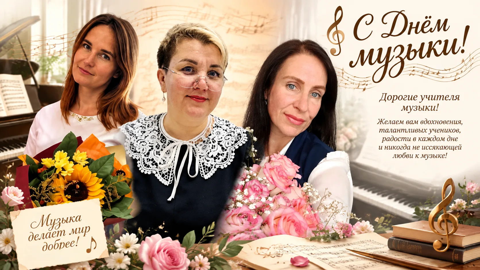 С Днем музыки, наши дорогие маэстро! 🎶