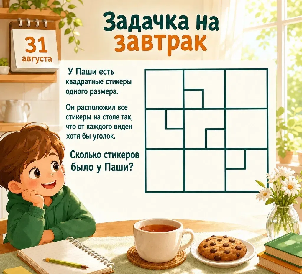 ☀Задачка на завтрак☕️
