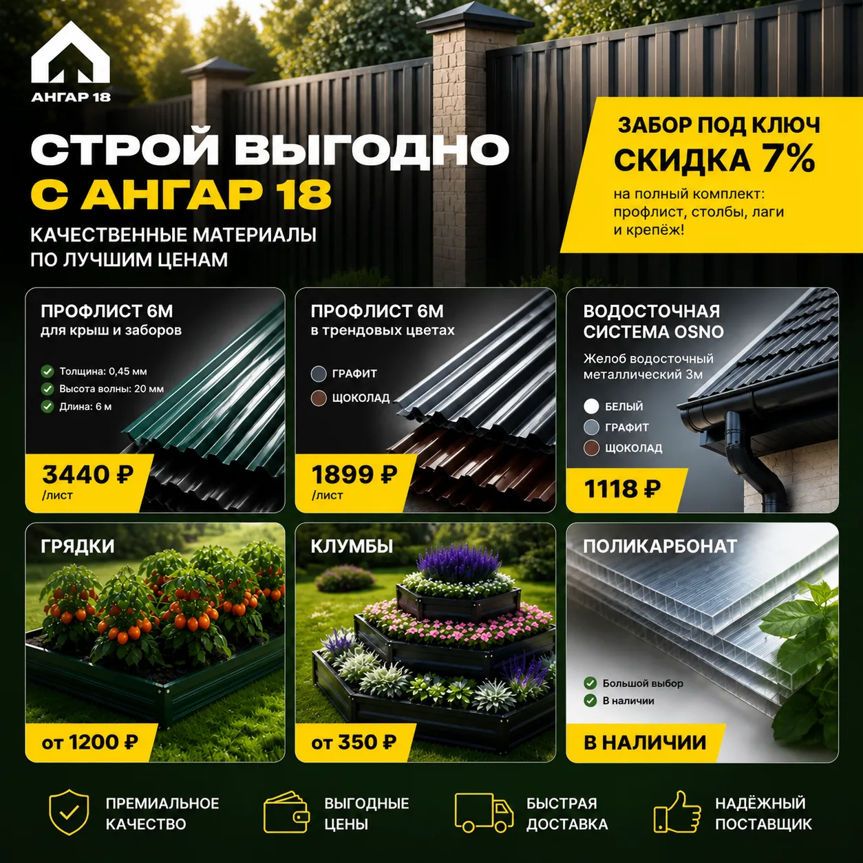 🔥 ГРАНДИОЗНЫЕ СКИДКИ В АНГАР 18 🔥