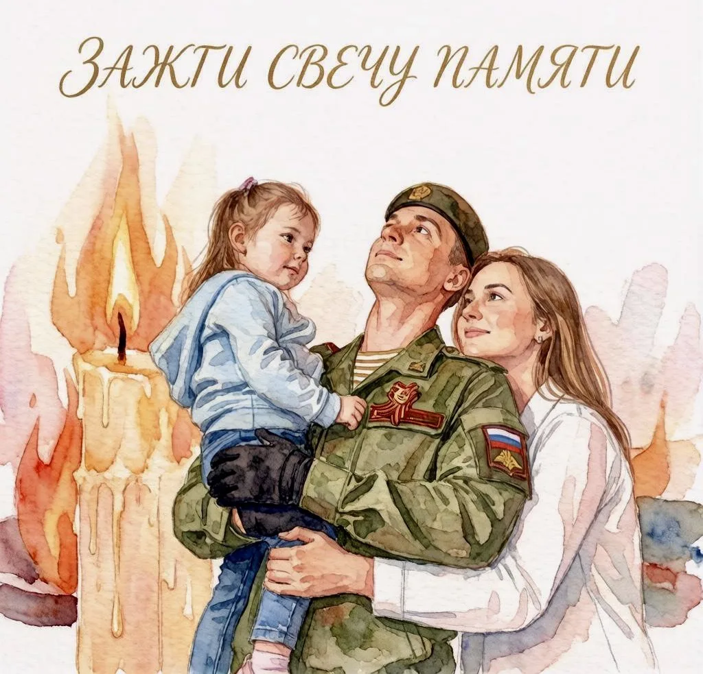 🕯️ Зажгите свечу памяти!

🎖️ До 22 июня продлится Всероссийская онлайн-акция «Свеча памяти». Кажды