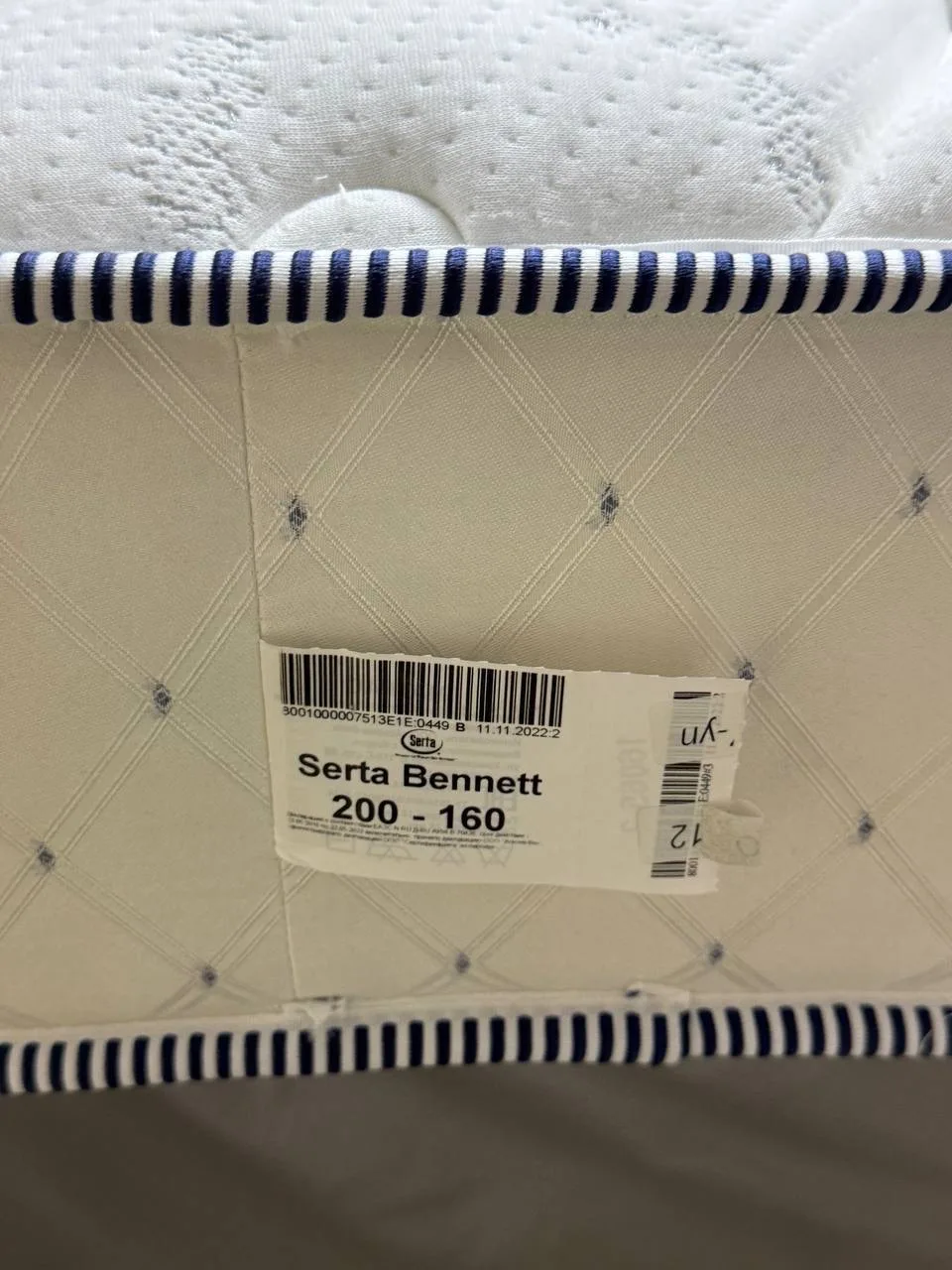 ✅ Матрас 200*160 Serta Bennett (Серта Беннет)(Жесткость жесткая. Высота 24 см) 5108 1ЗТ 👨‍💻М

✅Цен