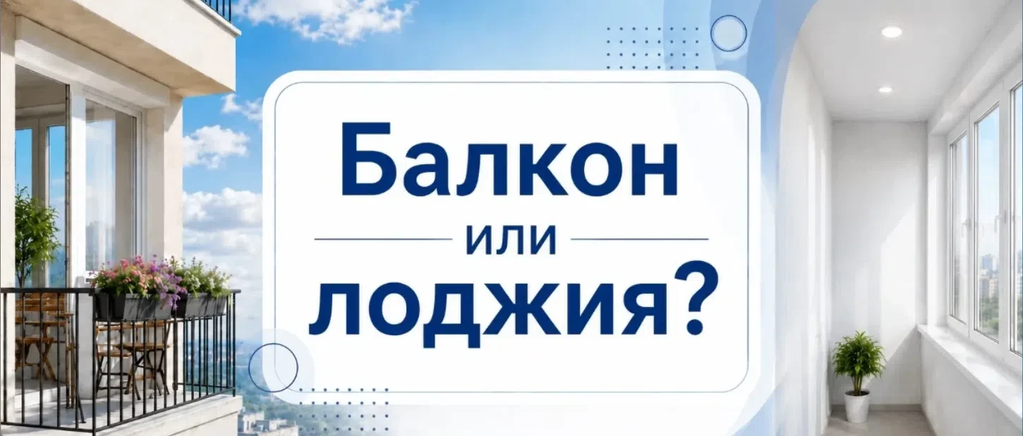 Балкон или лоджия — в чём разница?