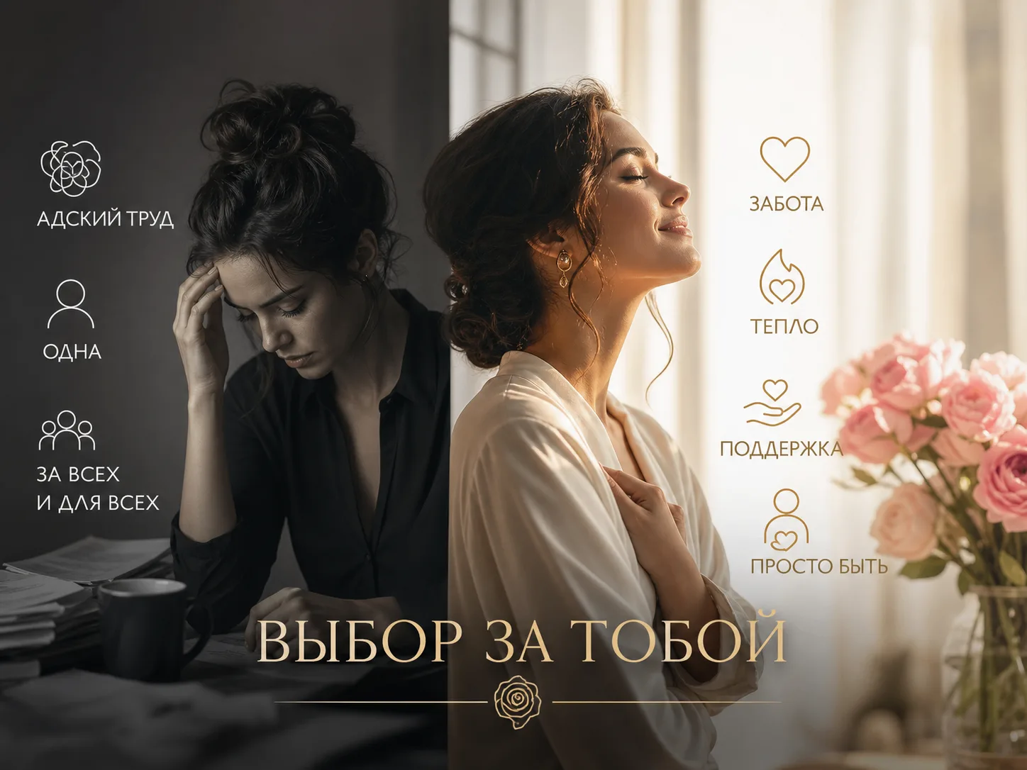 Хочется — заботы, внимания, тепла и права просто быть!