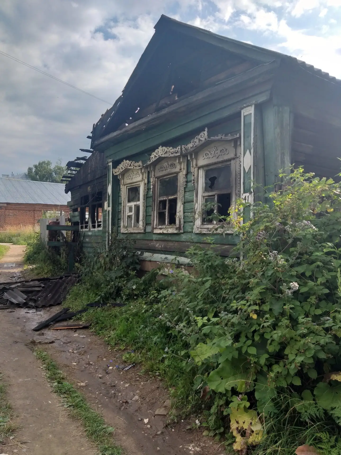 🔥🚒Сегодня, ранним утром, в пятом часу горел дом по улице 2-я Московская. Жители окрес...