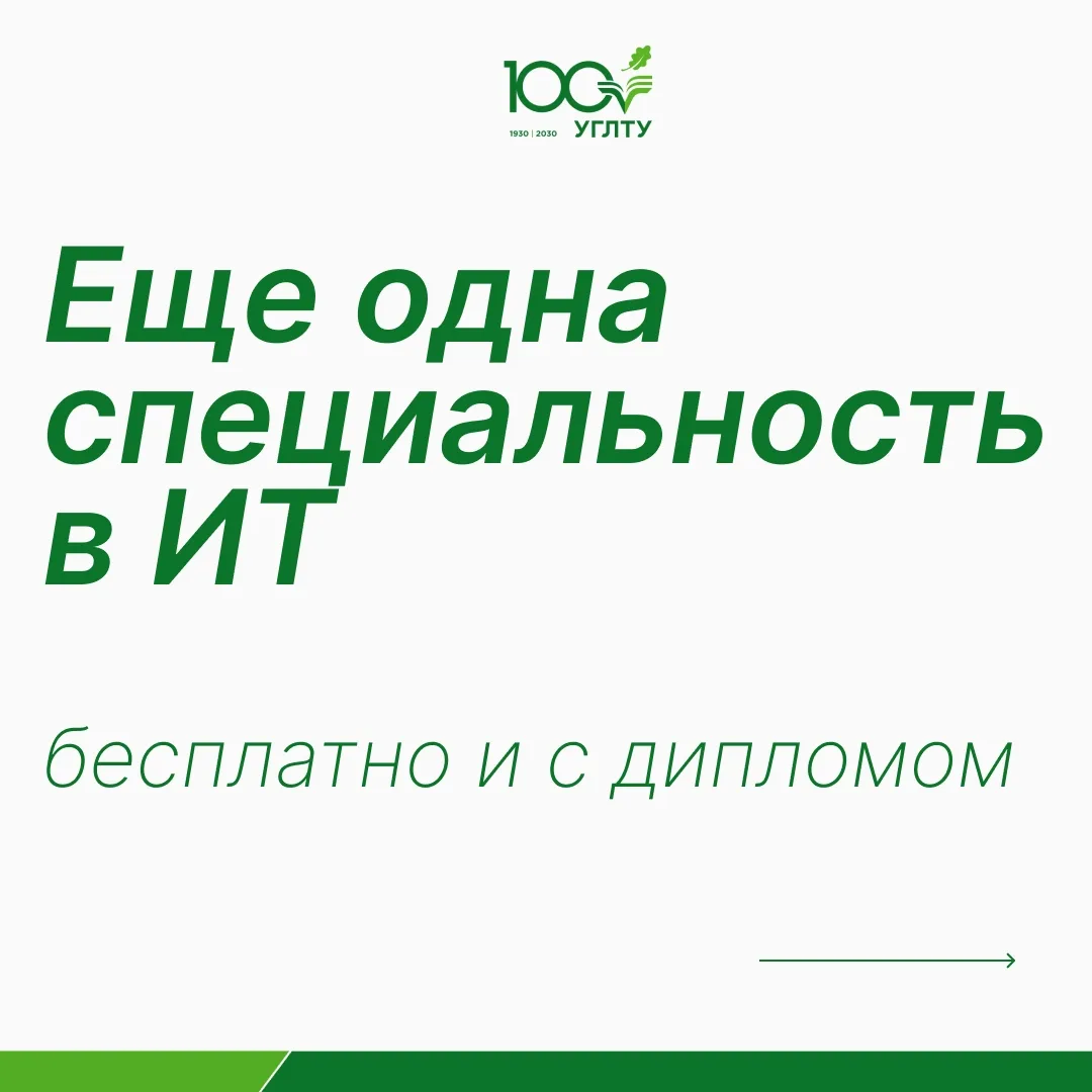 У студентов УГЛТУ есть возможность изучить ИТ-специальности и получить дополнительный д...