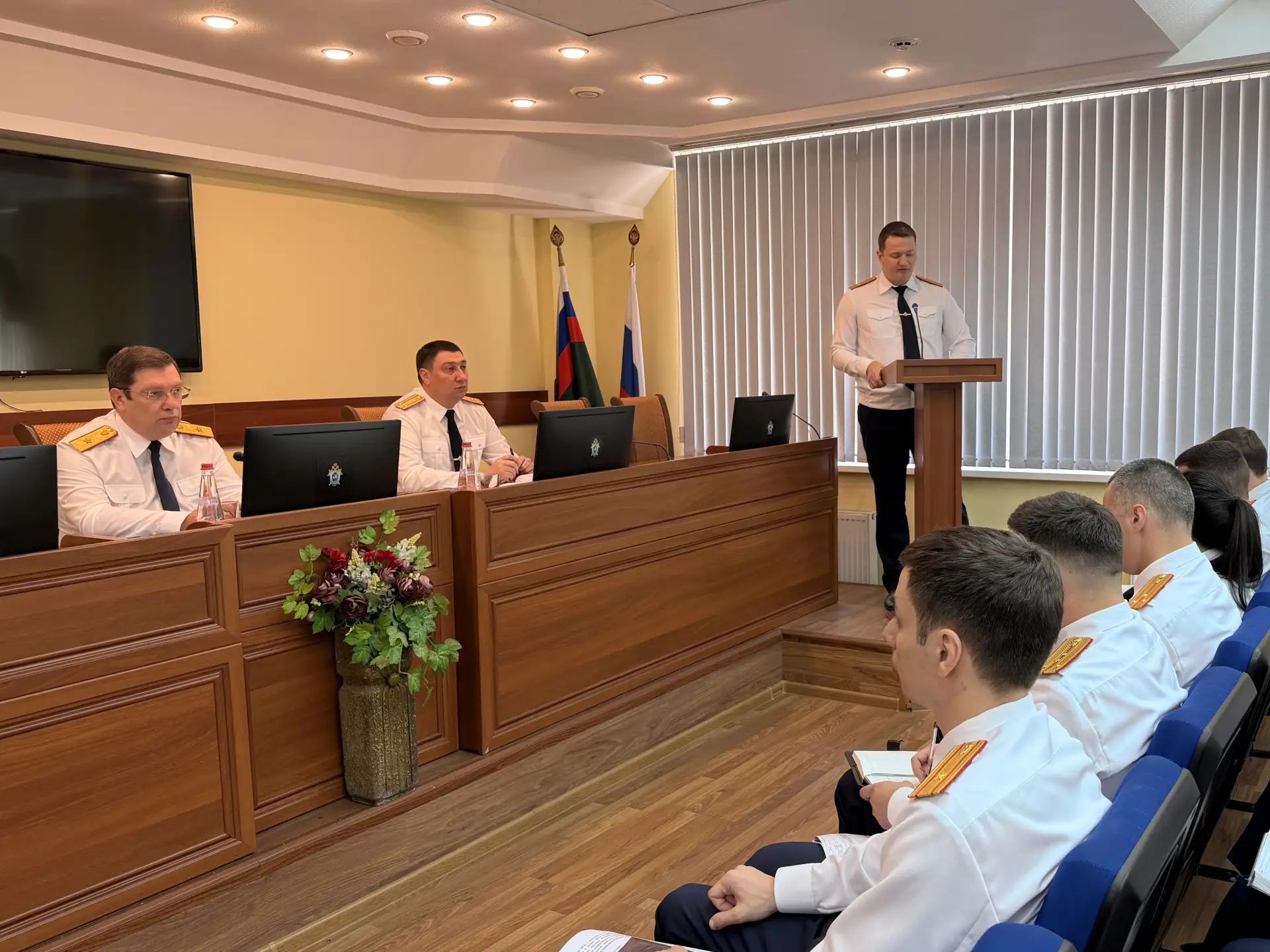В следственном управлении СК России по Ростовской области подведены итоги работы за 1 п...