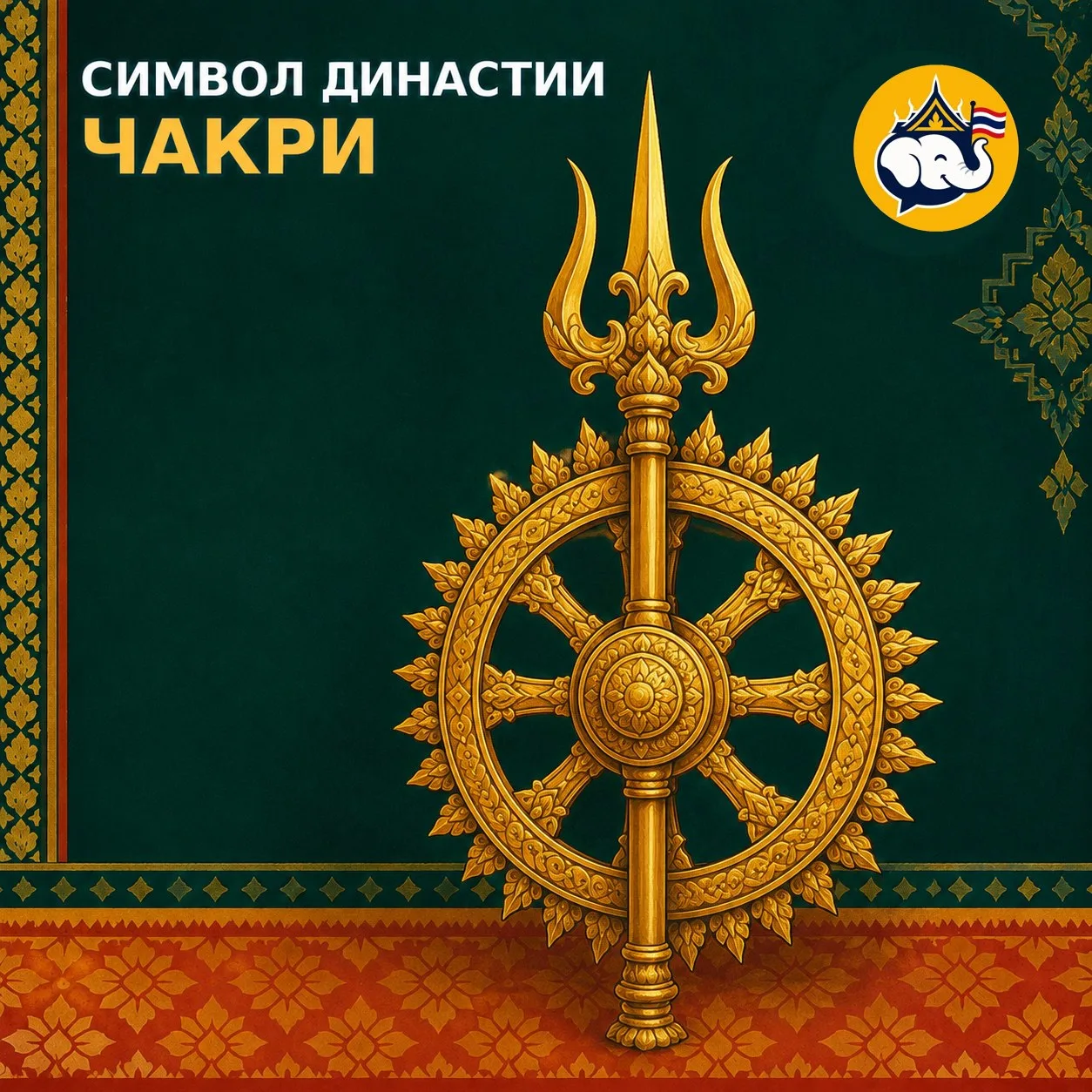 🇹🇭 Почему династию тайских королей называют Чакри?