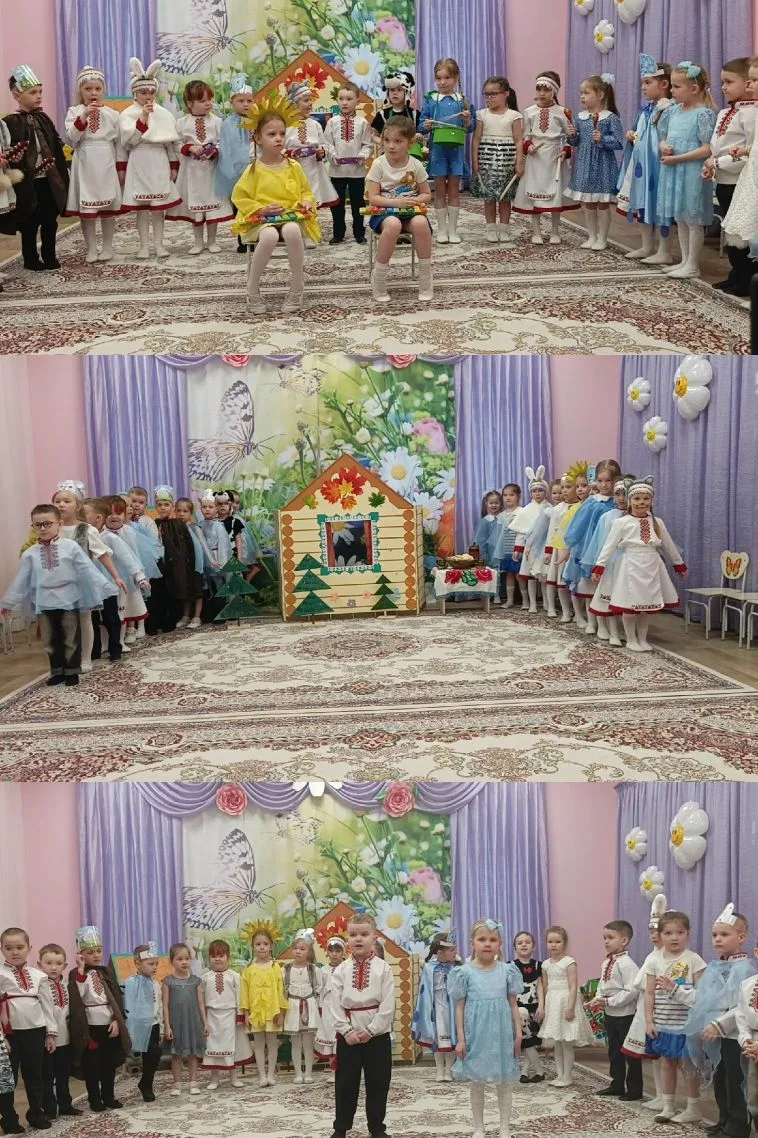 Сегодня старшая группа «Лилия» показала для своих родителей, бабушек и дедушек марийскую народную ск