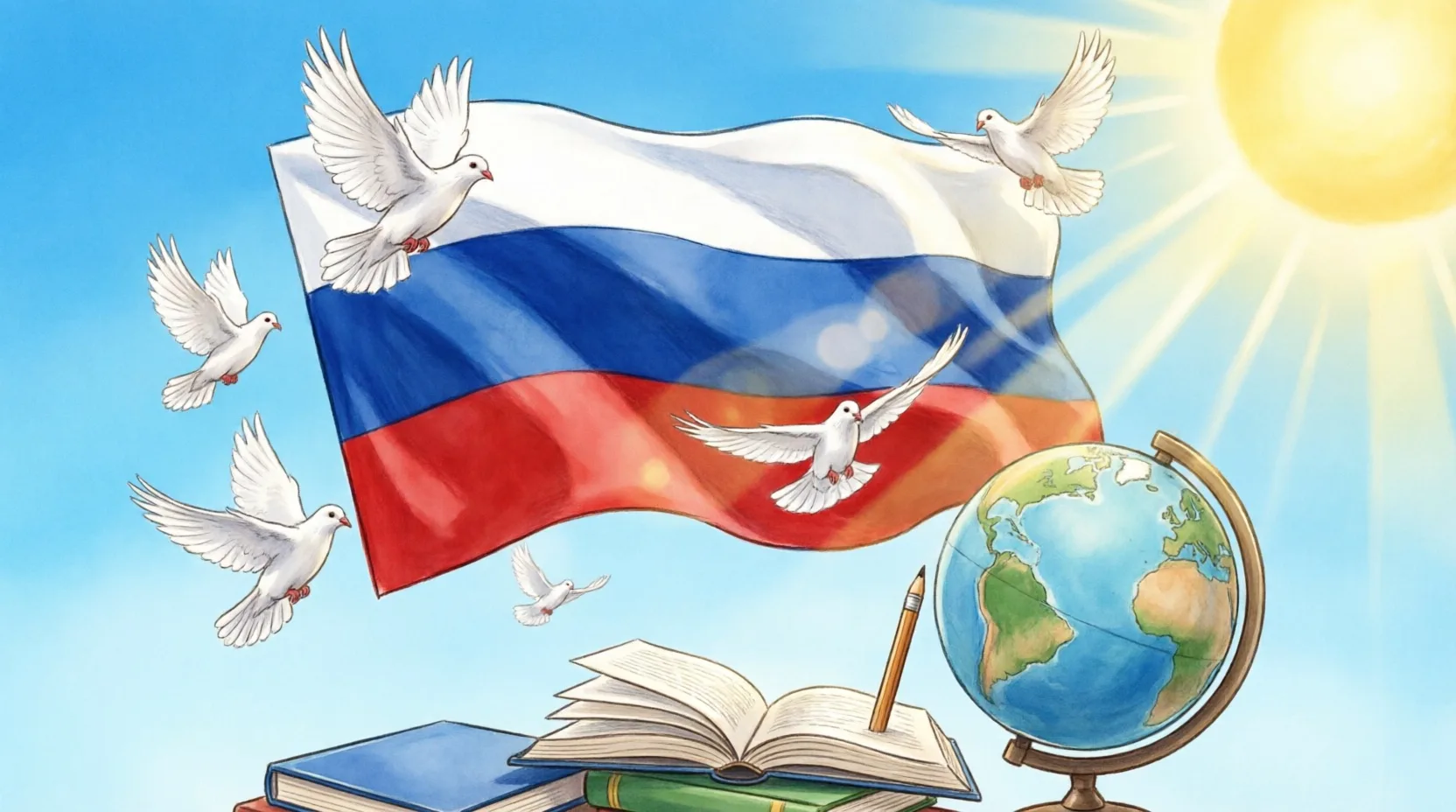 🇷🇺 Сегодня — День Государственного флага России