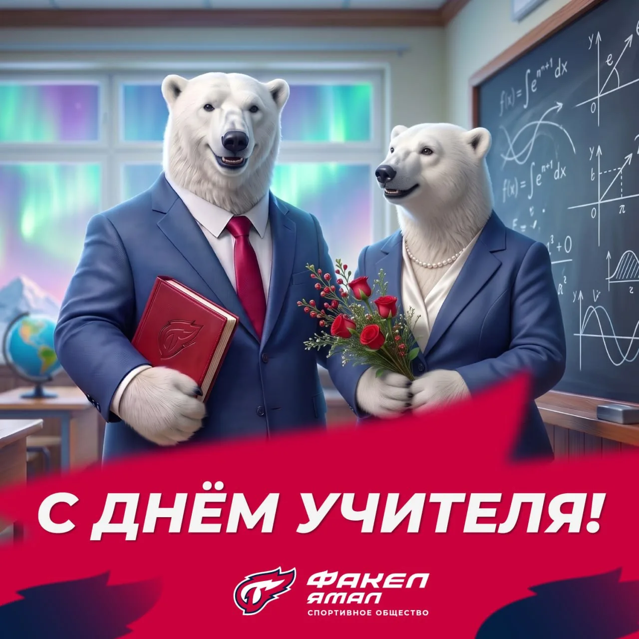Дорогие учителя Ямала и всей России — поздравляем вас с профессиональным праздником! ♥️