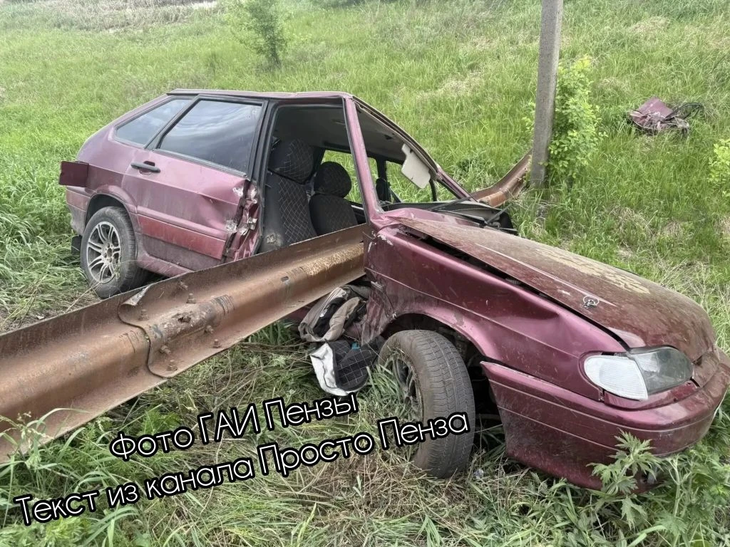 Смертельное ДТП произошло в Сердобском районе.  В 16:39 на 113‑м километре автодороги «Тамбов‑Пенза»