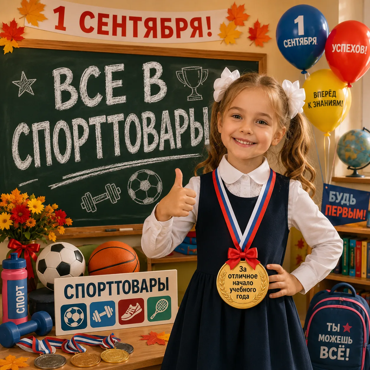 Именная медаль
