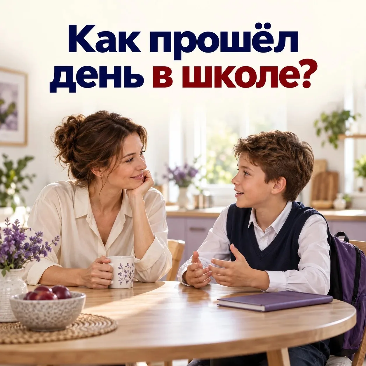 💬 «Как дела в школе?» – «Нормально» 😄