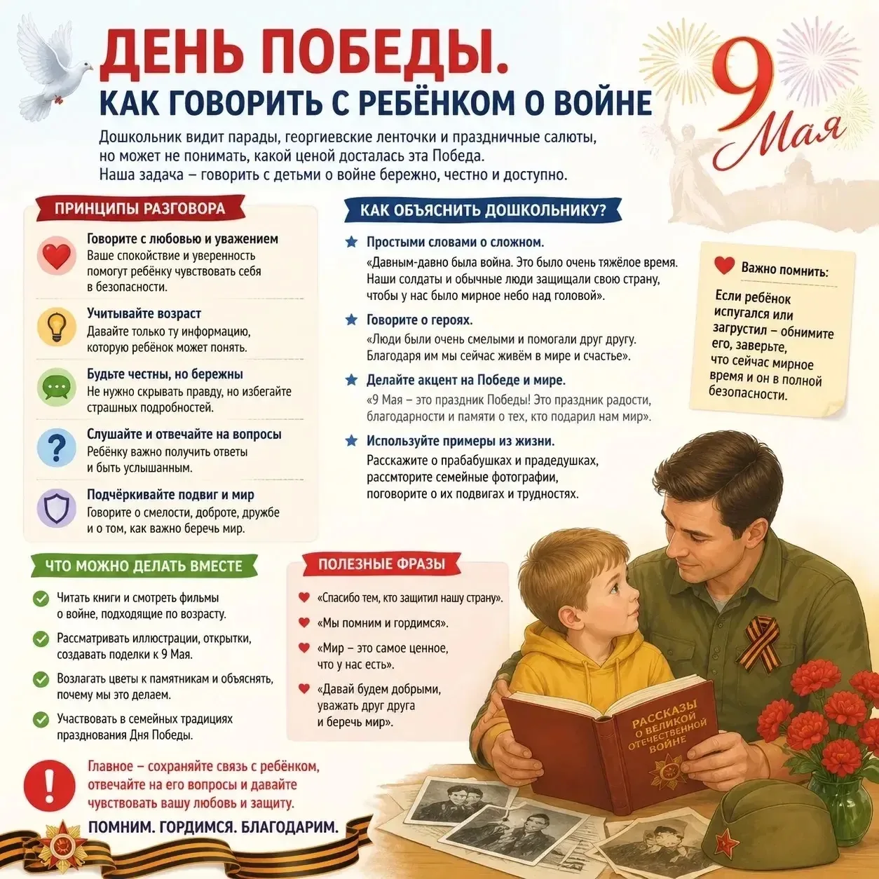 ❤️Память о Великой Отечественной войне начинается с первых разговоров в семье.🤔 Как го...