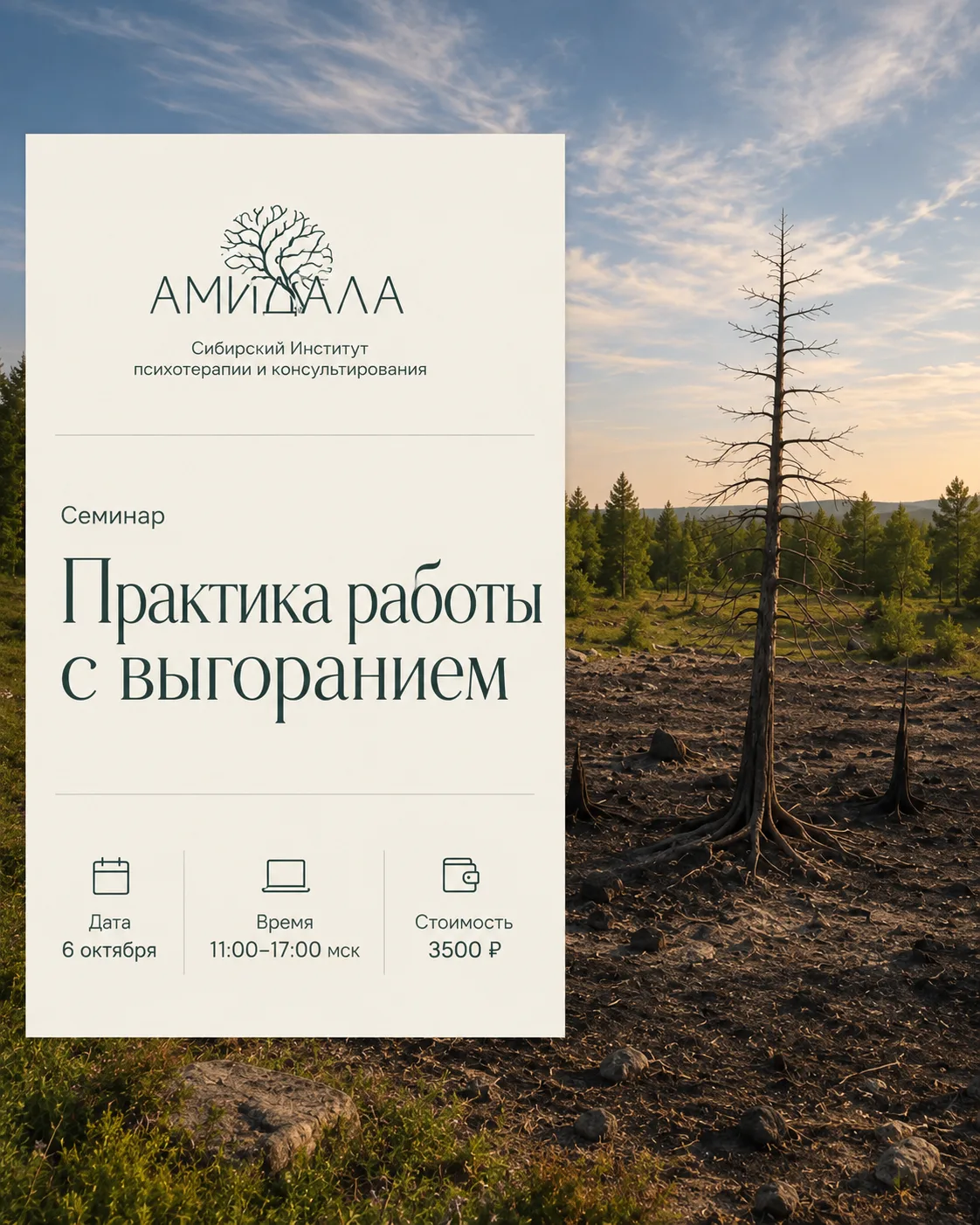 «Я выгорел» — всё чаще слышим мы от клиентов.