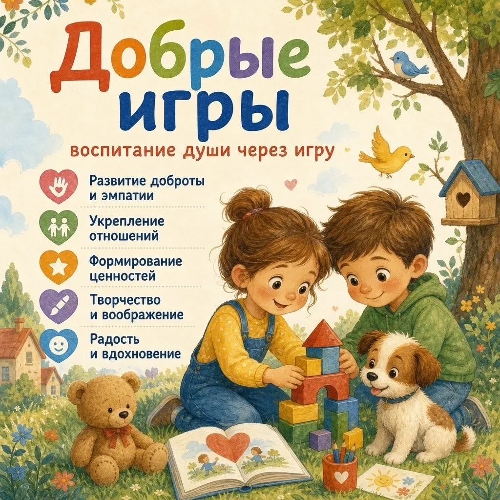 "Добрые игры» — это новый государственный проект для детских садов, который стартует с ...